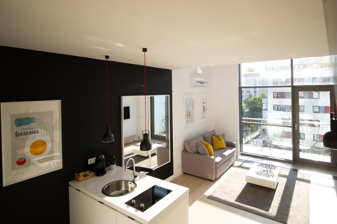 Qbik Loft Modern Apartment Varsóvia Exterior foto